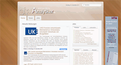 Desktop Screenshot of analytiker.de