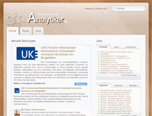 Tablet Screenshot of analytiker.de